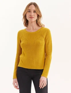 Agathe mustard jumper