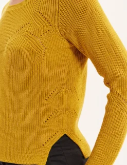 Agathe mustard jumper