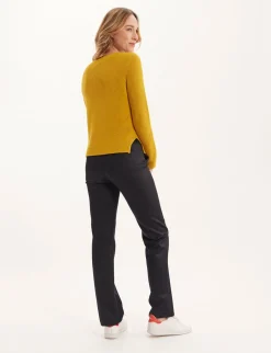 Agathe mustard jumper