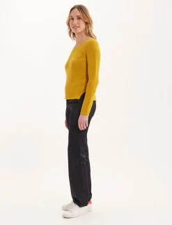 Agathe mustard jumper