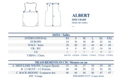 Albert navy blue top