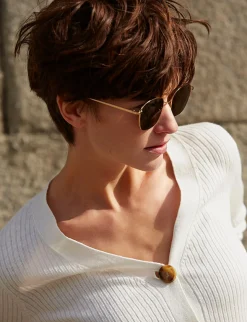 Alice gold sunglasses