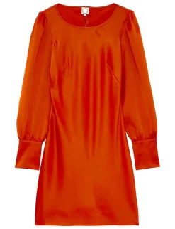 Amael burnt orange dress