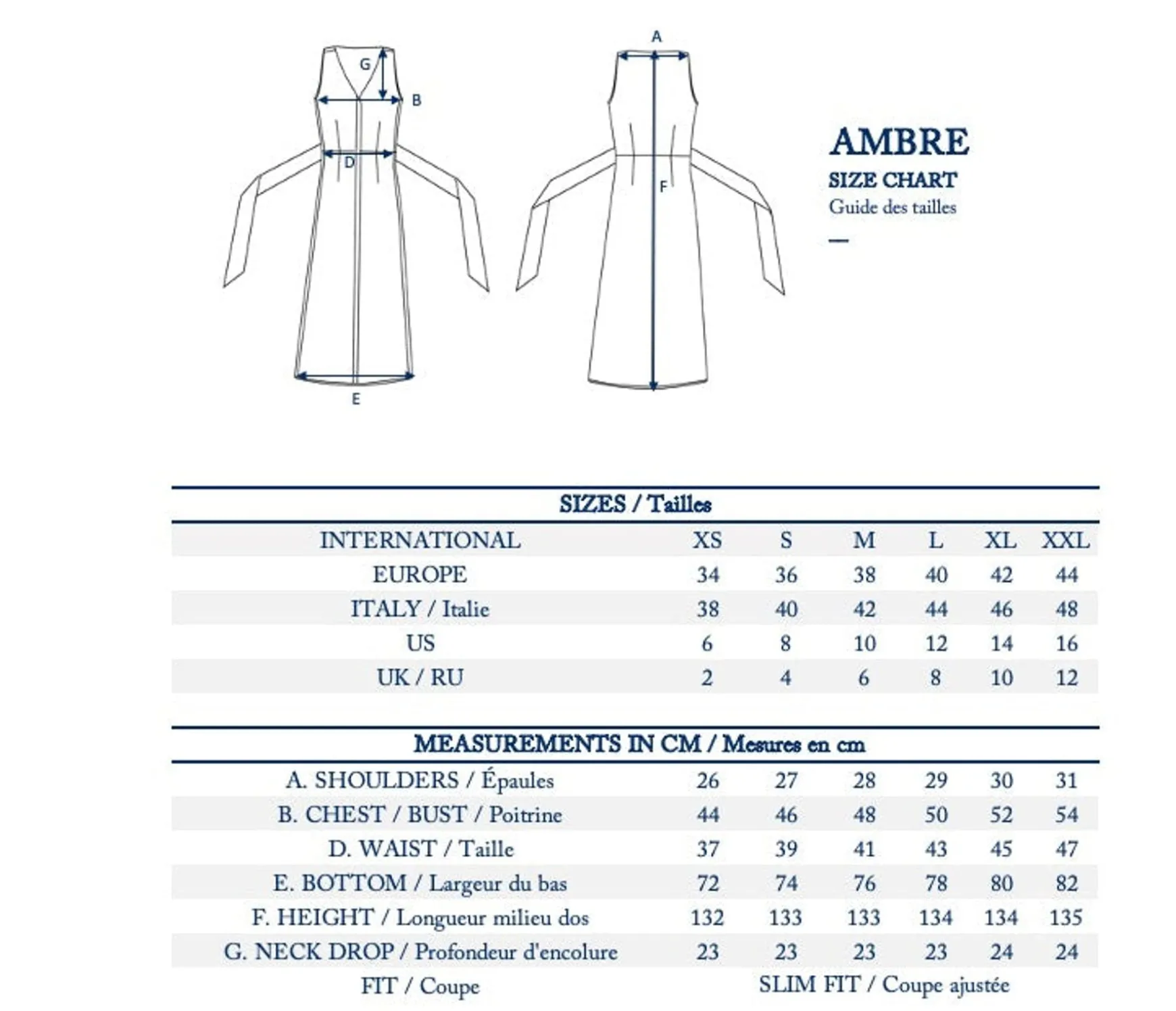 Ambre long dress in raspberry linen