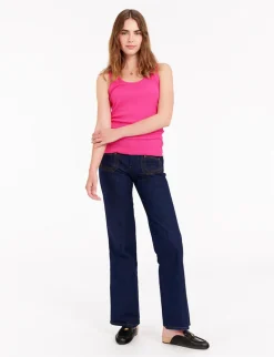 Amelie tank top in pink jersey