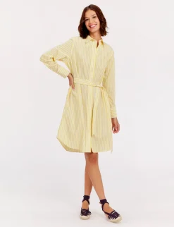 Amour jaune shirt dress