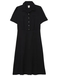 Angèle navy blue dress