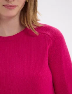 Arthur pink wool and cashmere jumper