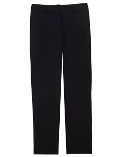 Audrey navy fine wool trousers