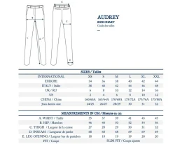 Audrey navy fine wool trousers