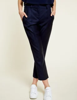 Audrey trousers navy blue wool ASK IF REF TO ACTIVATE ?