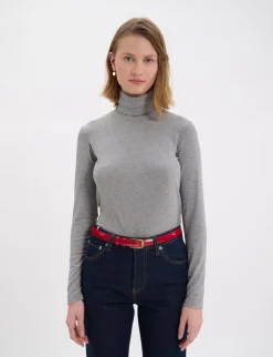 Aurelia red patent leather belt