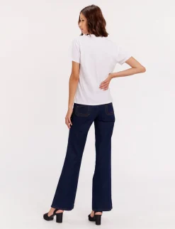 Aurore pink v-neck t-shirt