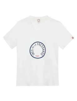 Aurore V-neck T-shirt white