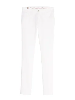 Bamboo slim fit white cotton jeans x Notify