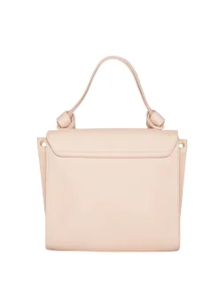 Béatrice beige/pink leather bag