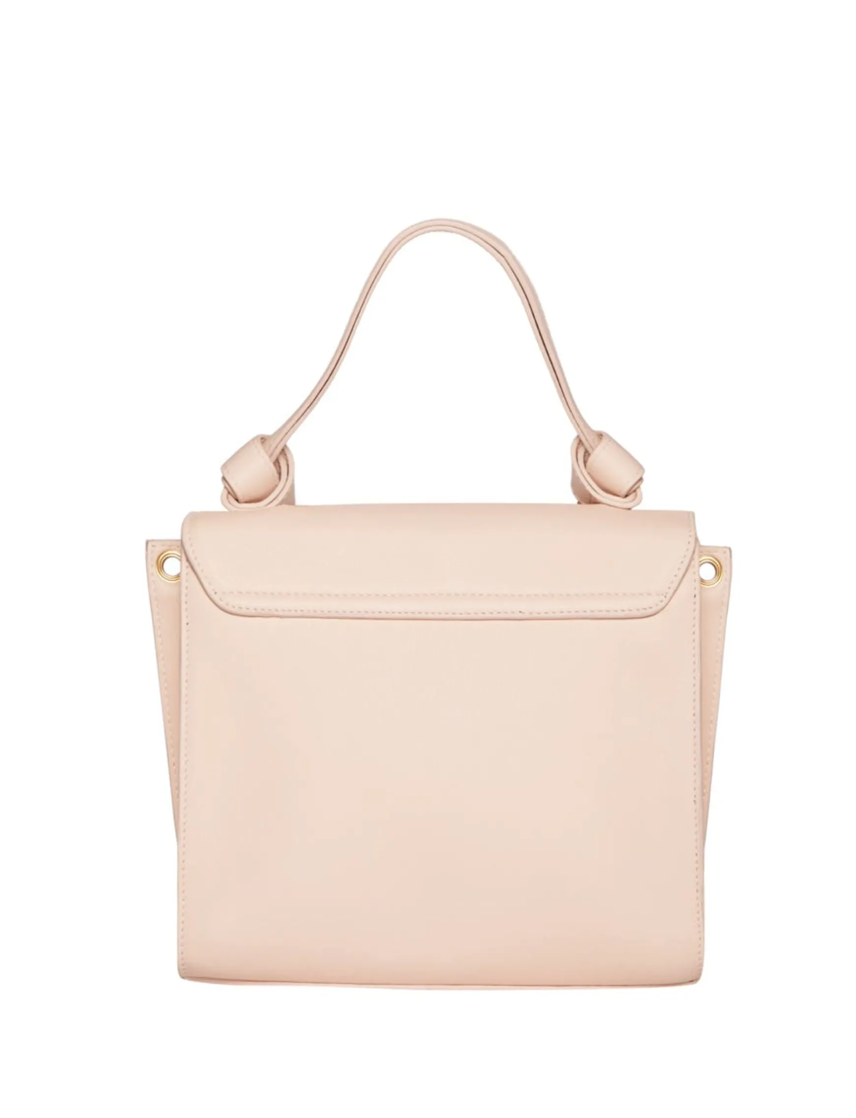 Béatrice beige/pink leather bag