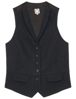 Black and blue Robinson waistcoat