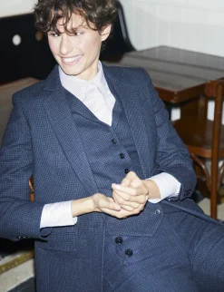 Black and blue Robinson waistcoat