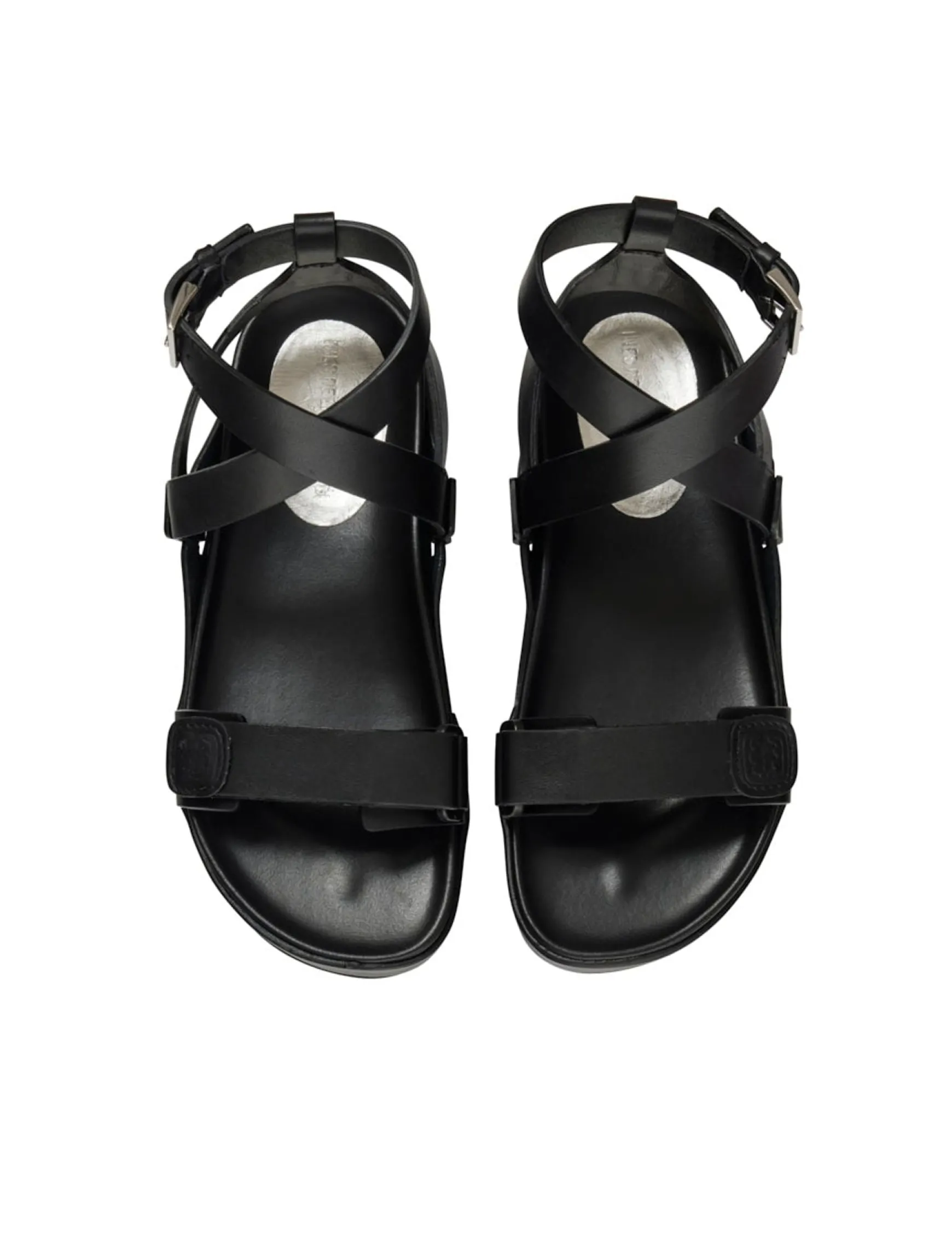 Black platform sandal