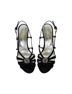 Black strappy sandal