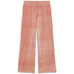 Britney jogging bottoms in powder pink velvet