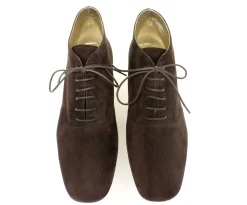 Brown suede leather rachel