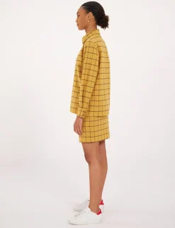 Cassia ochre check shirt