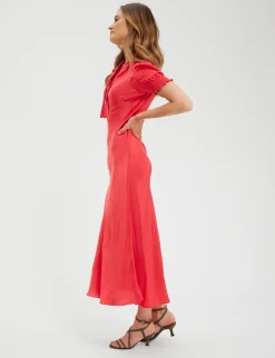 CERISE COCKTAIL DRESS
