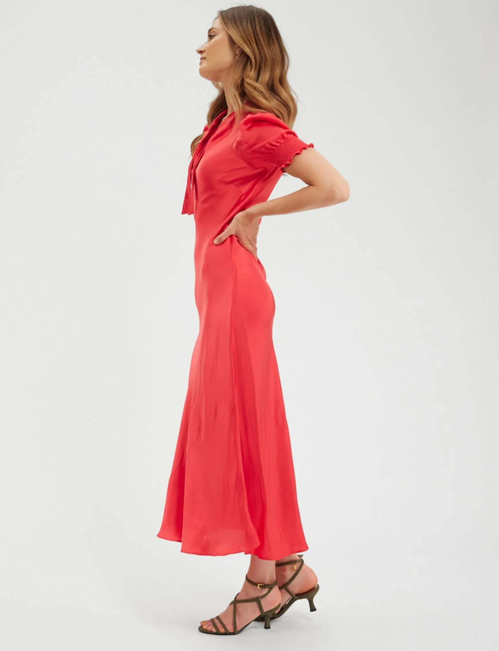 CERISE COCKTAIL DRESS