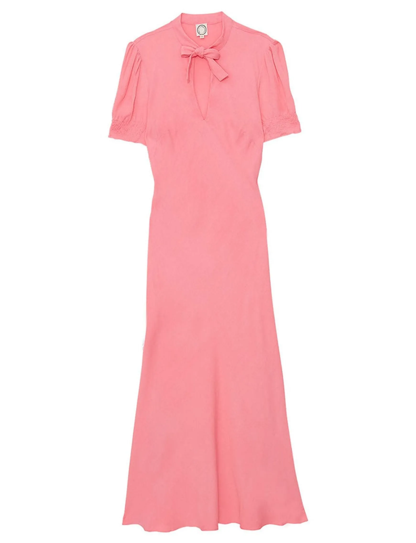 Cerise long pink dress