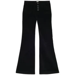 Charlotte trousers in smooth black velvet