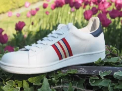 Charly tricolour braid trainers