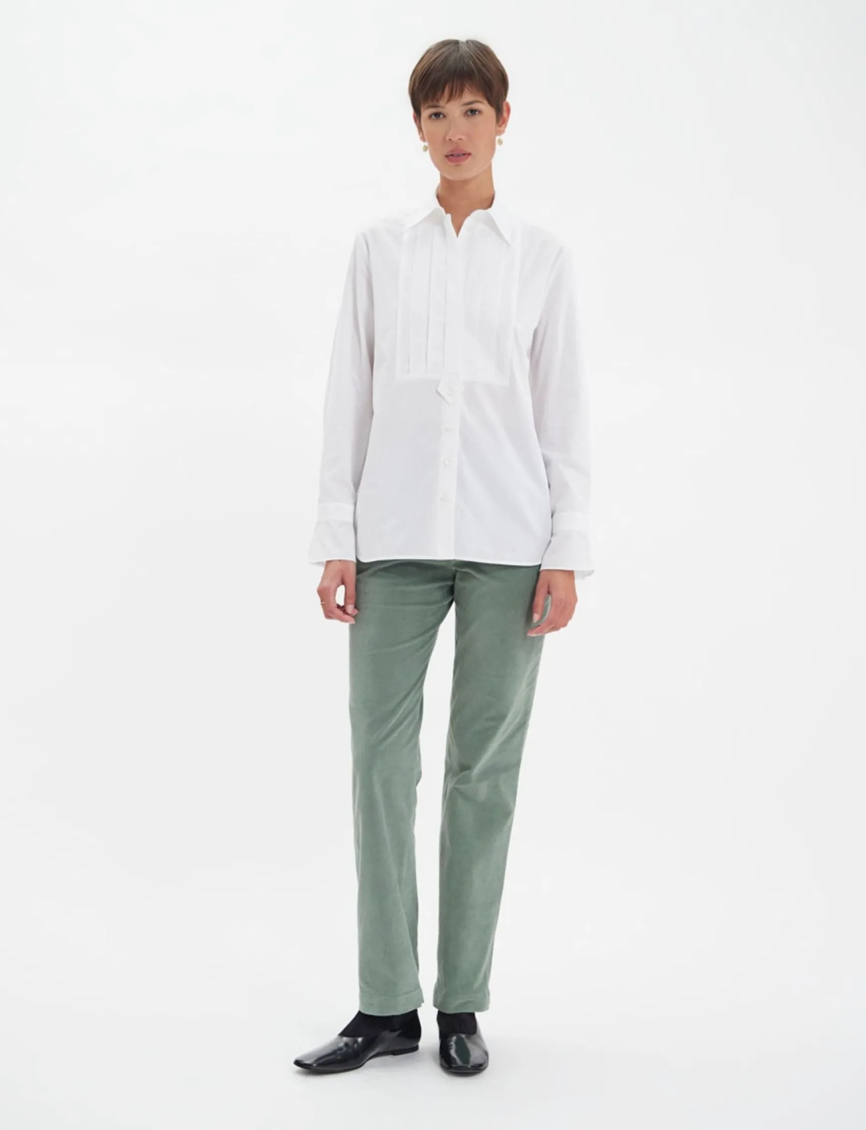 Clara white cotton shirt