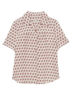 Constance blouse in printed linen