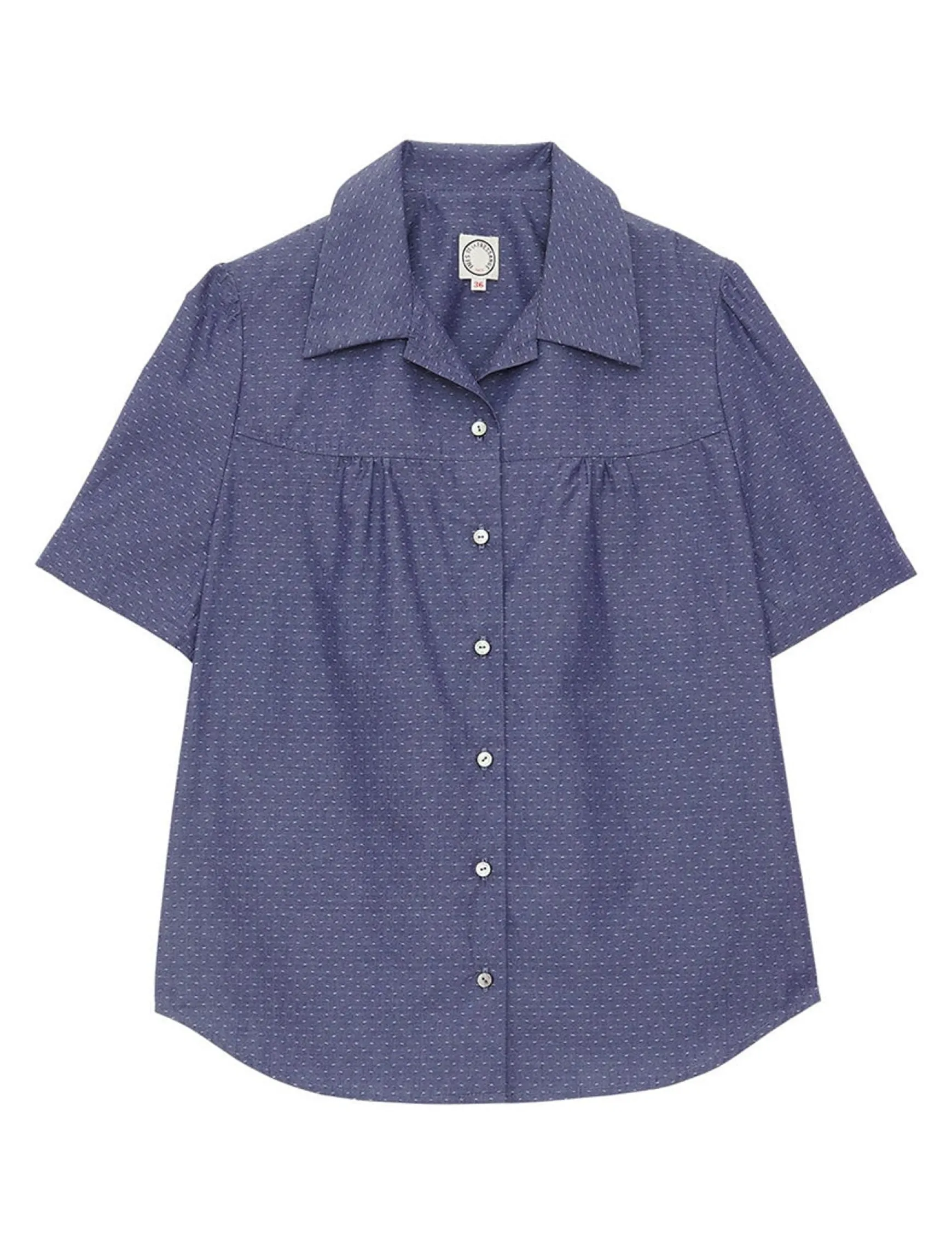Constance blue blouse