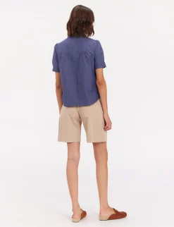 Constance blue blouse