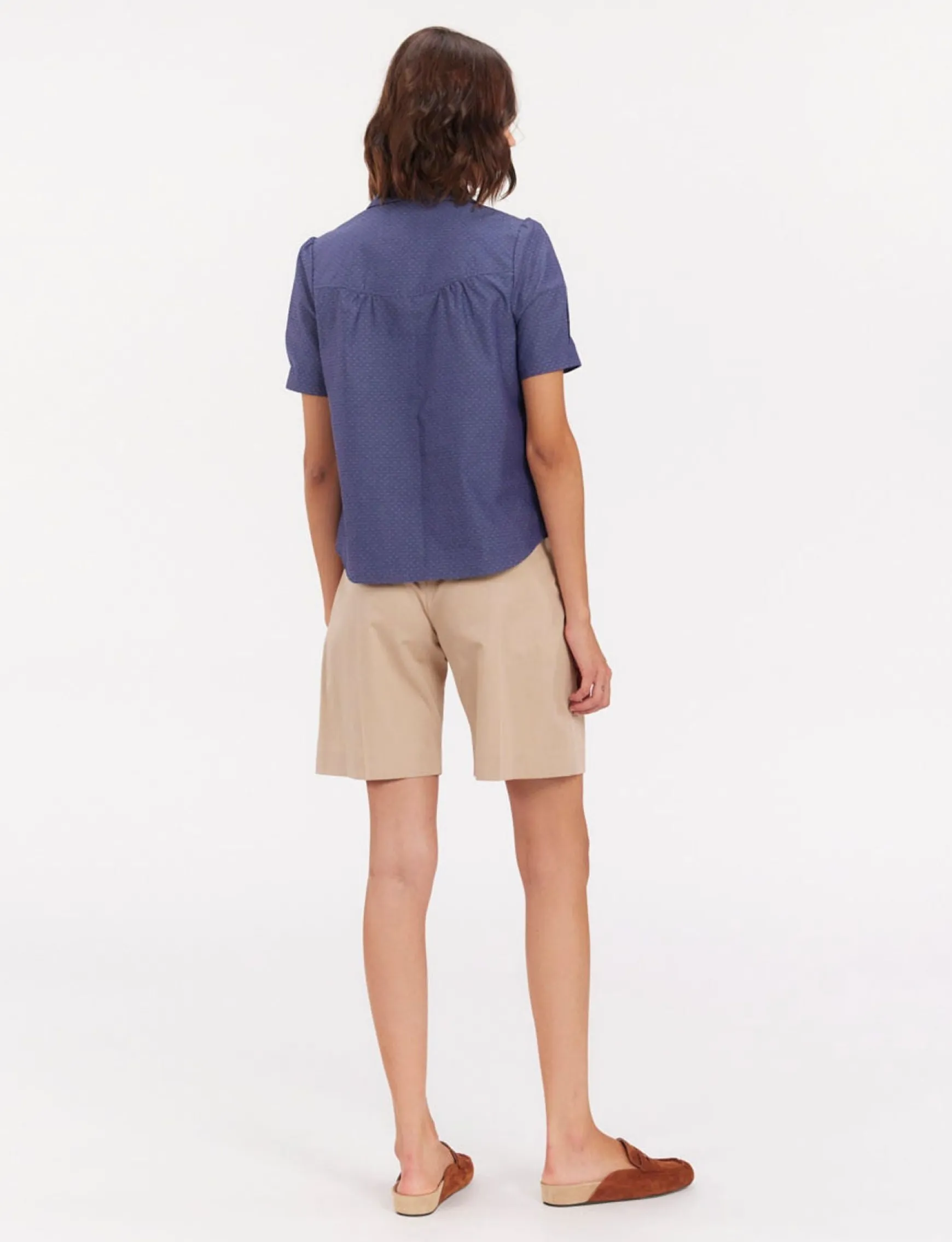 Constance blue blouse