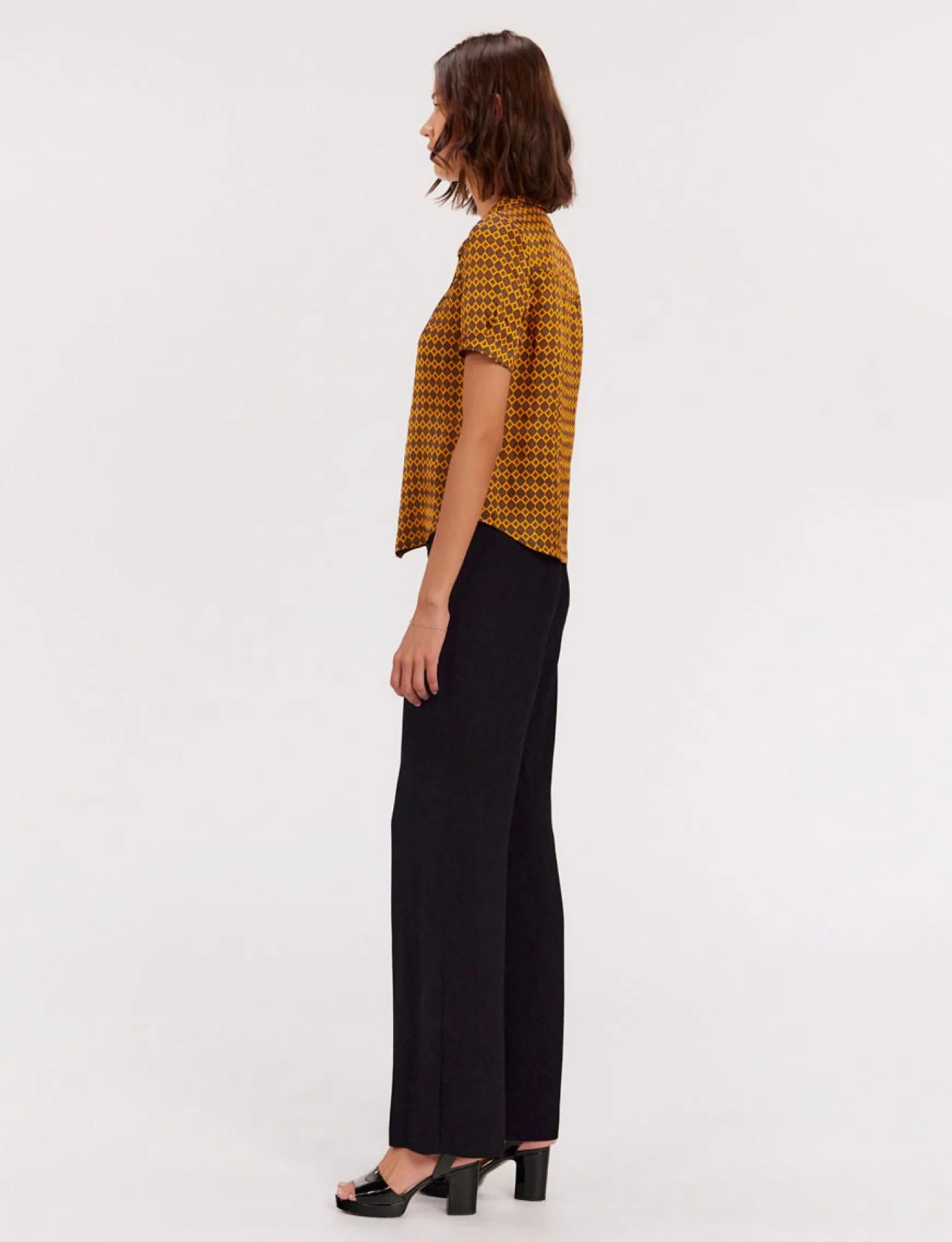 Constance printed blouse