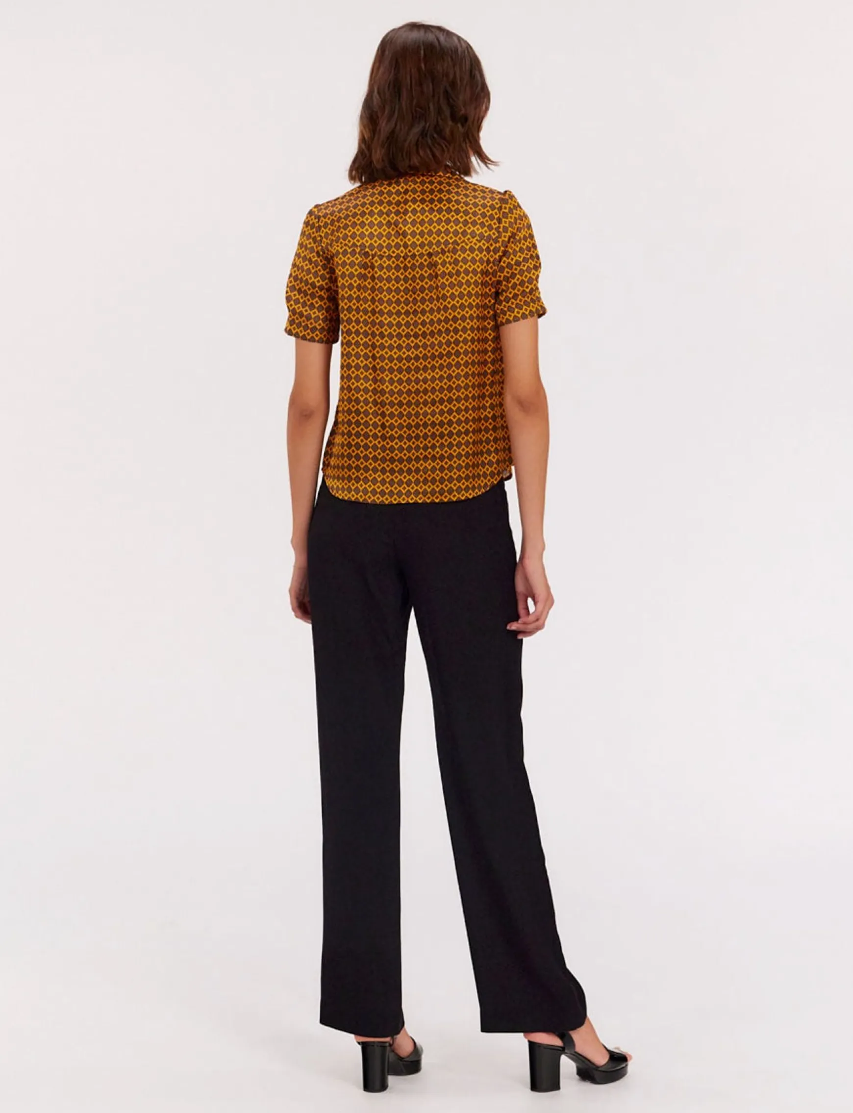 Constance printed blouse