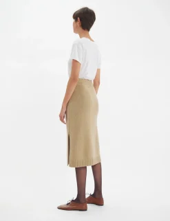 Damia skirt in camel wool