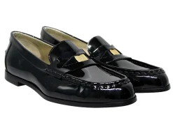 Elvire black patent leather loafer