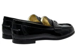 Elvire black patent leather loafer