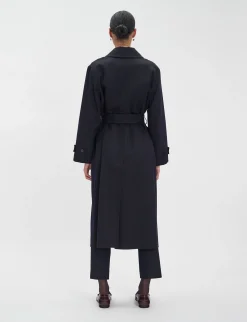 Esmé coat, Navy wool