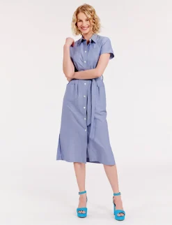 Ethel straight blue dress