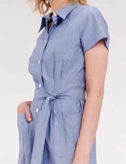 Ethel straight blue dress