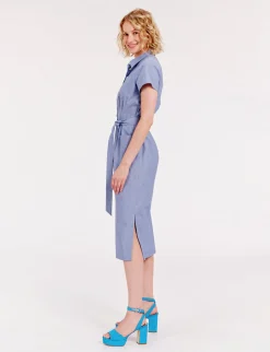 Ethel straight blue dress