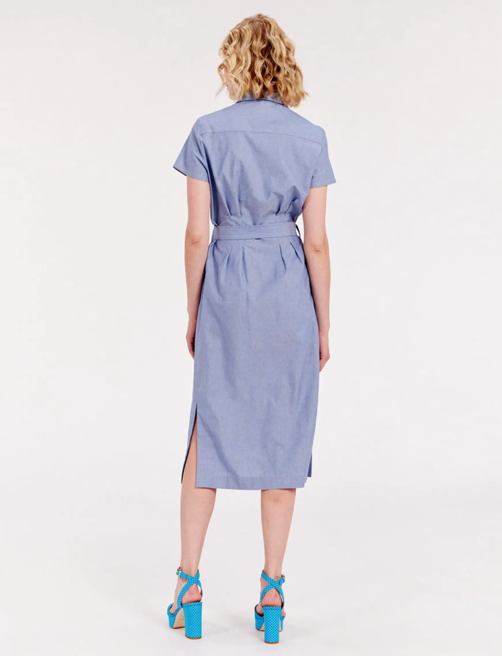 Ethel straight blue dress