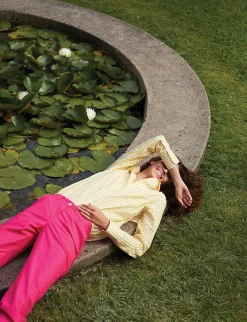 Francesca pink trousers