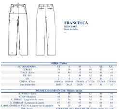 Francesca pink trousers